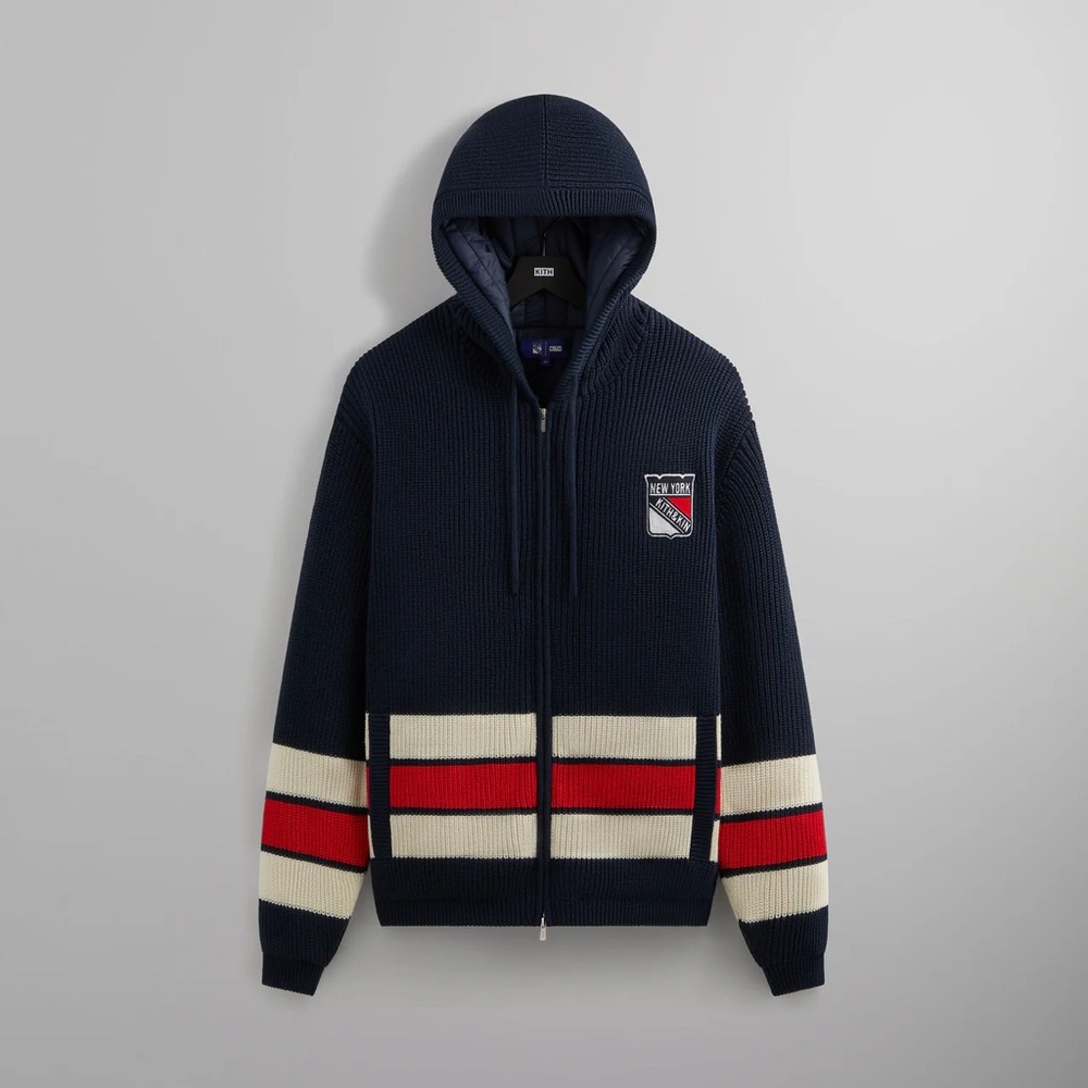 Kith for the New York Rangers Sierra Knit Bomber